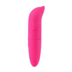 Vibrador Formato de Golfinho - Diversas Cores
